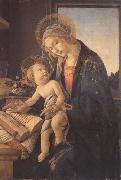 Sandro Botticelli Madonna and child or Madonna of the book oil on canvas